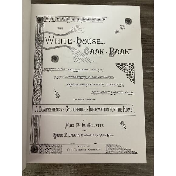 2003 The Original White House Cook Book, 1887 Edition - Picture 4 of 7